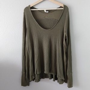 Free Pople We The Free Laguna Thermal Top in Olive